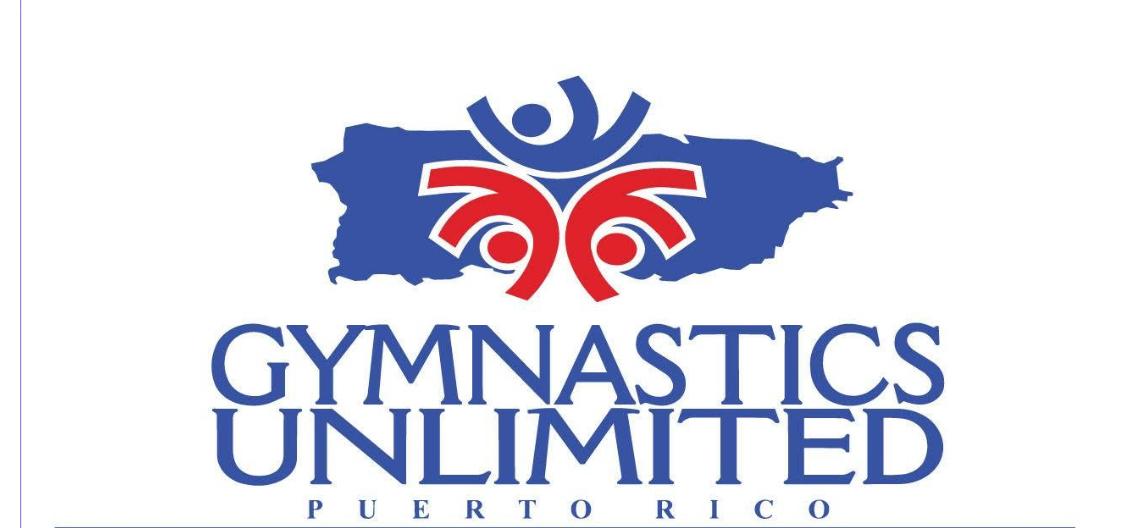 Gymnastics Unlimited Puerto Rico logo